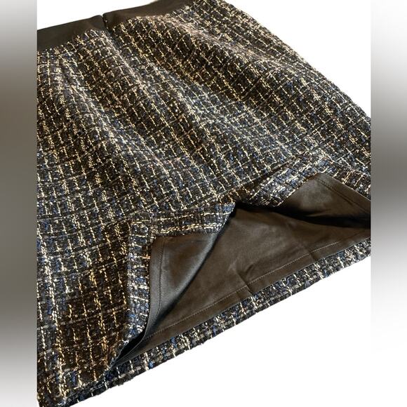 White House Black Market Shimmery Tweed Skirt Size 6 - Picture 6 of 9